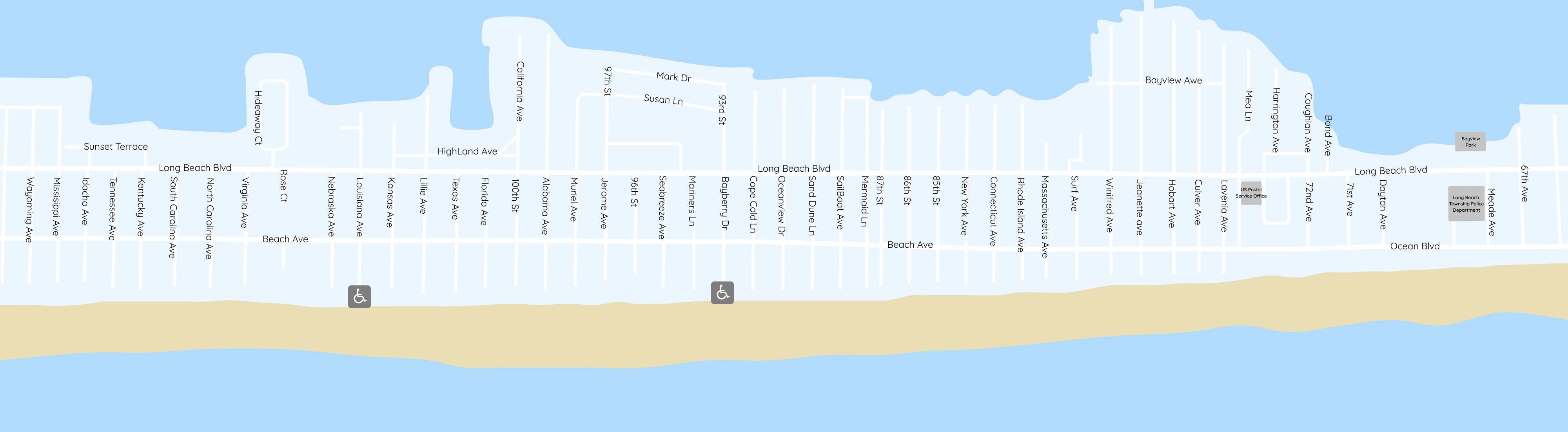 Beach map