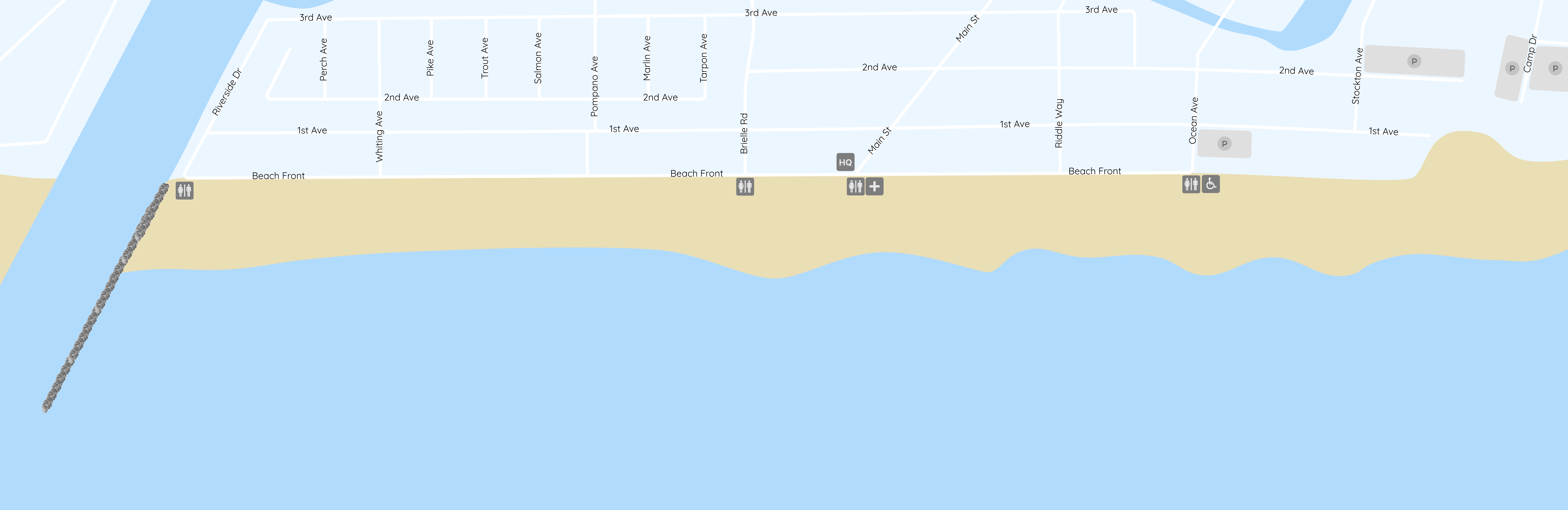 Beach map