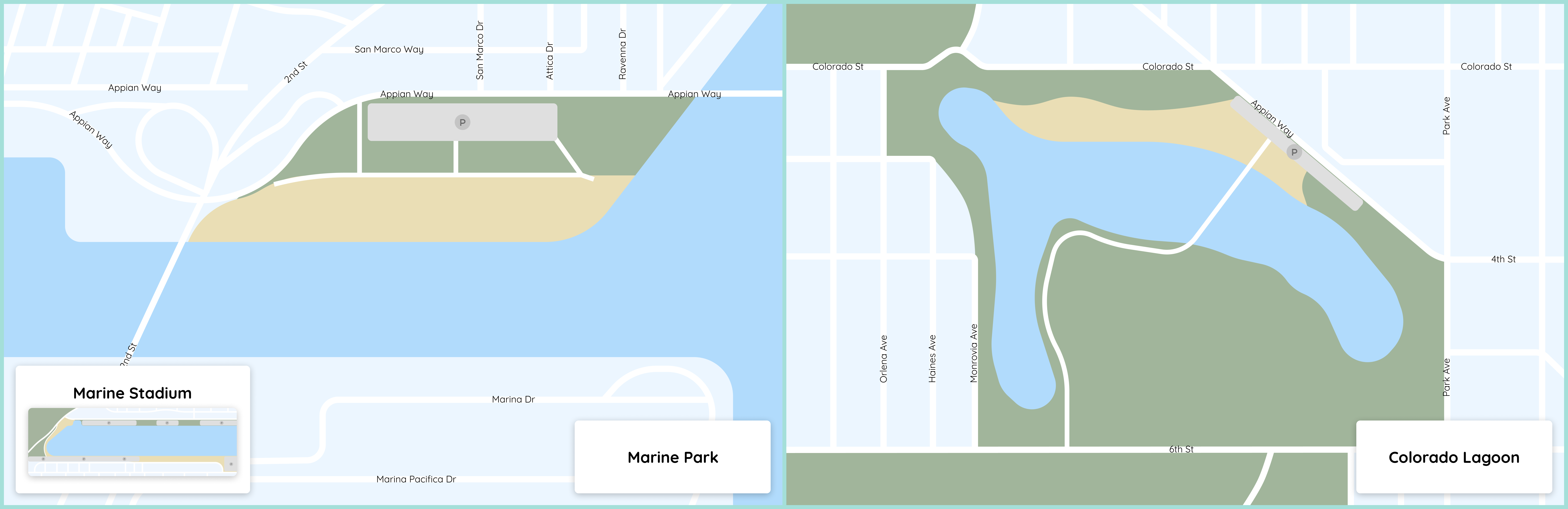 Beach map