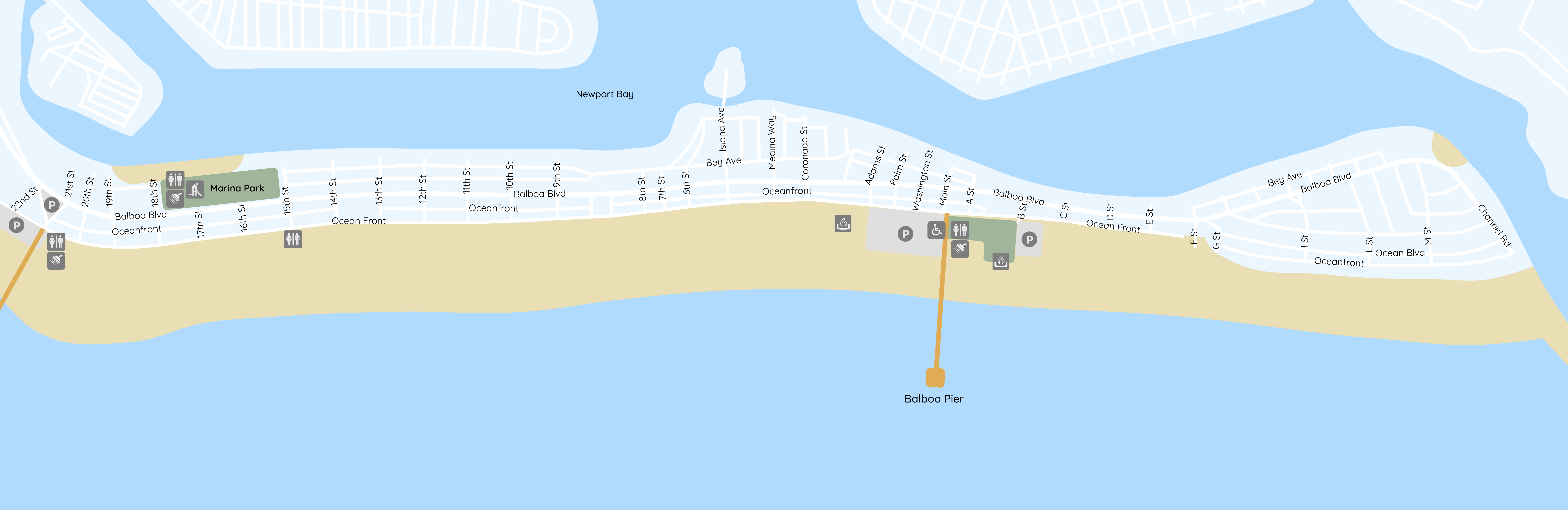 Beach map