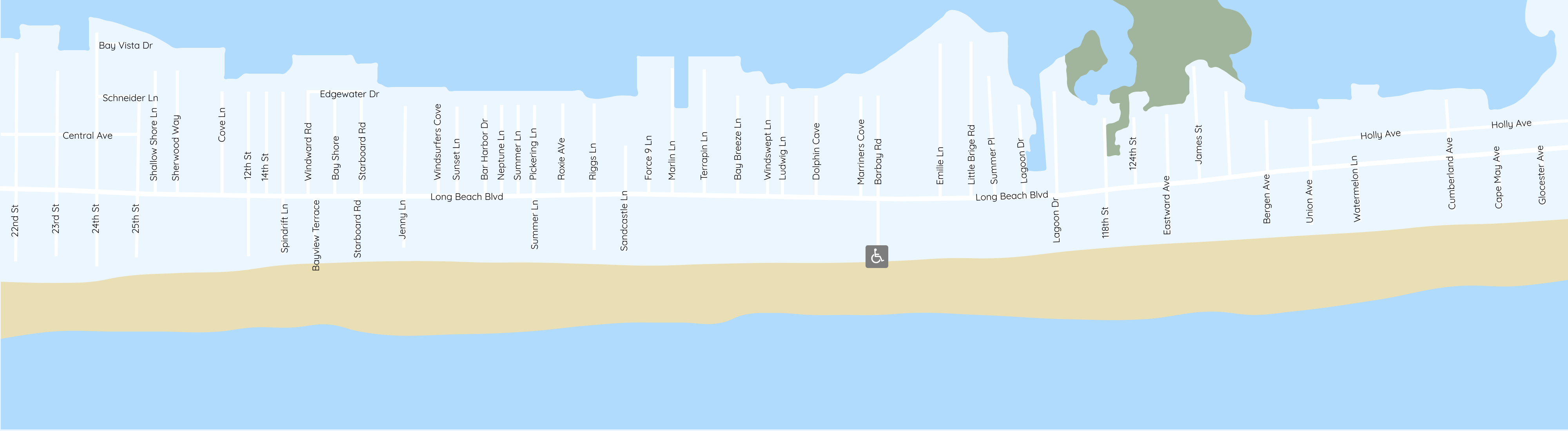 Beach map