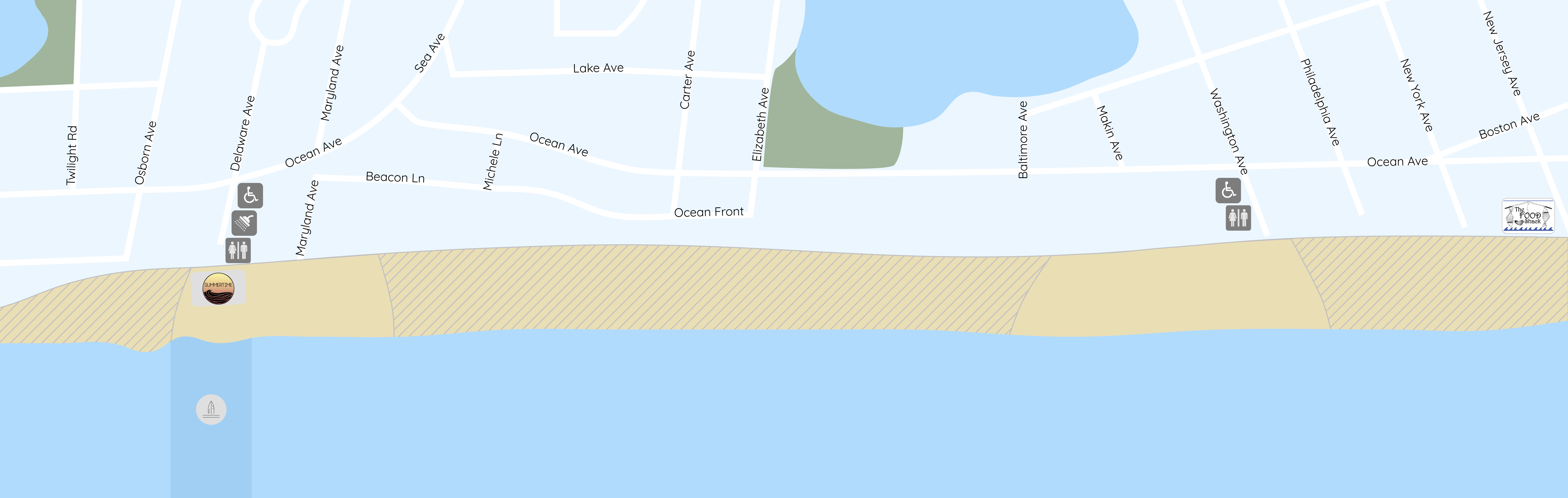 Beach map