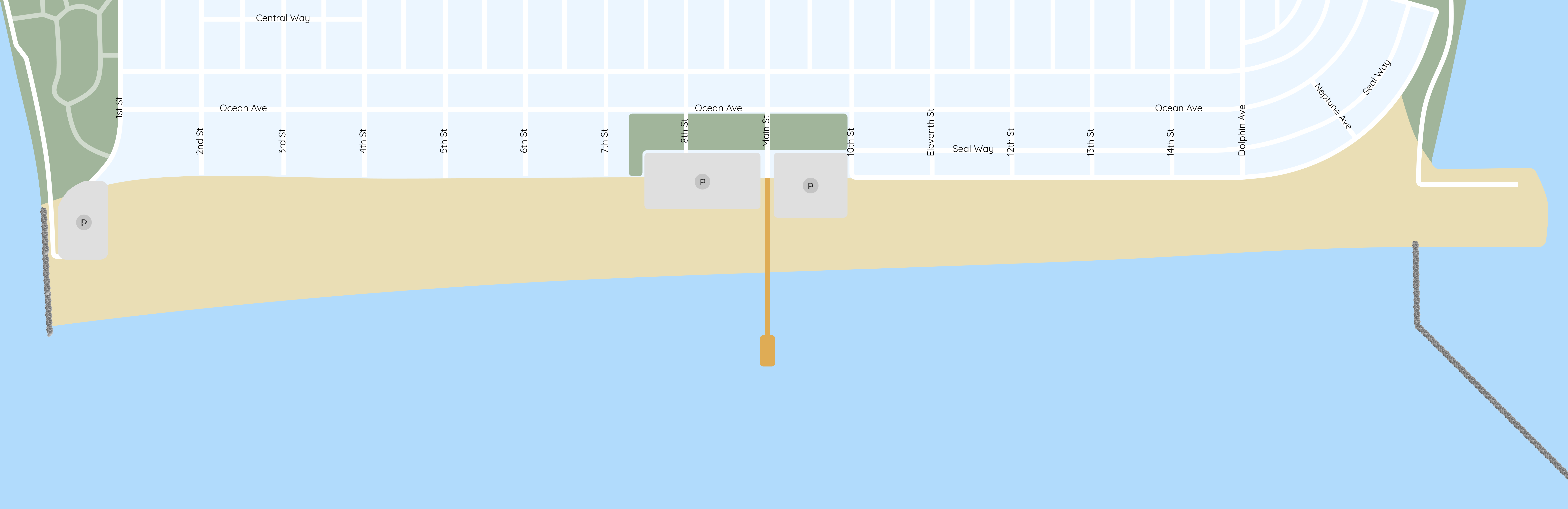 Beach map