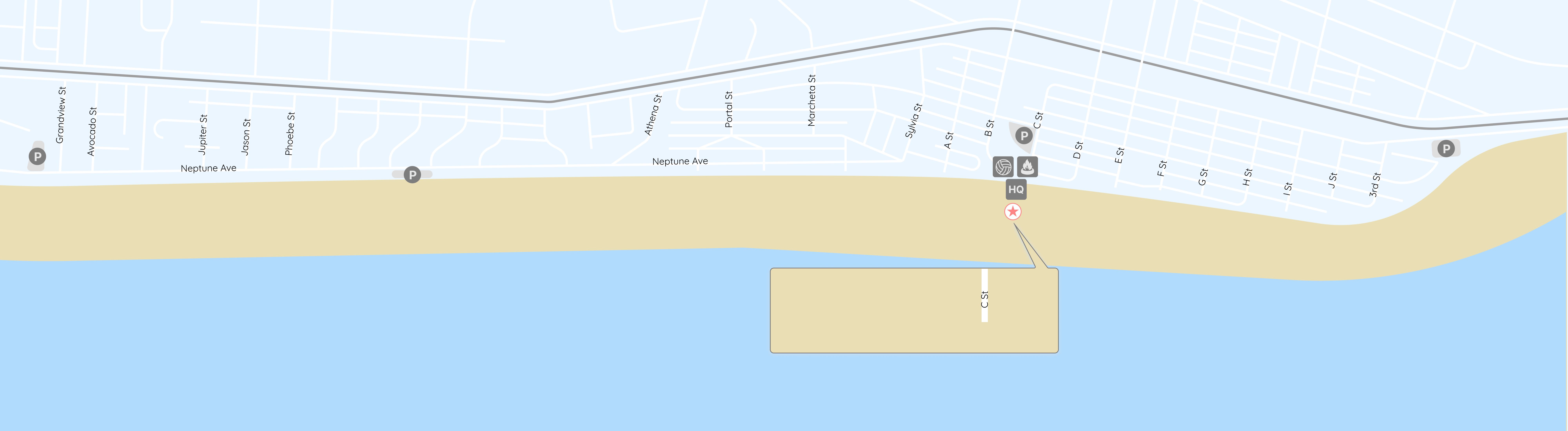 Beach map