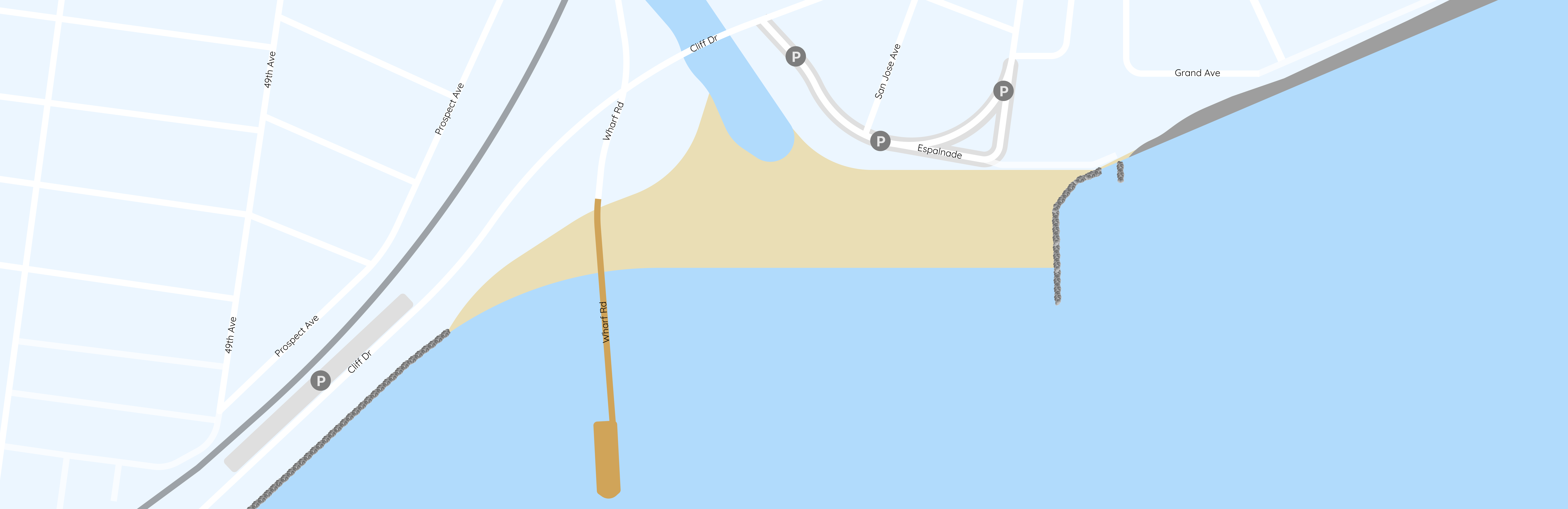 Beach map
