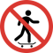 No Skateboarding