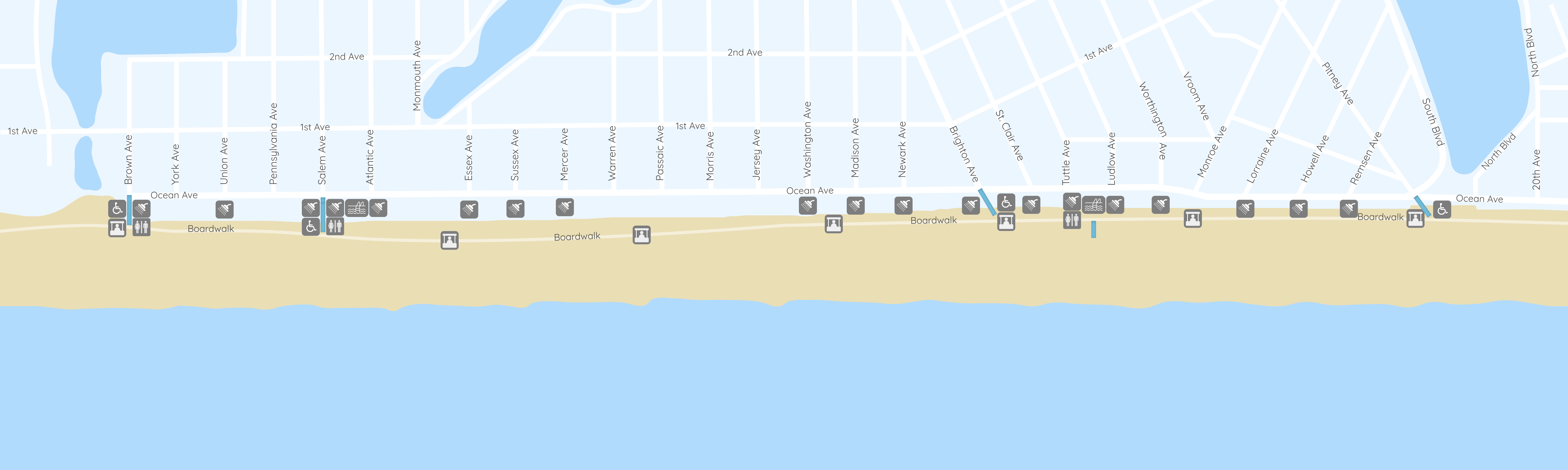 Beach map