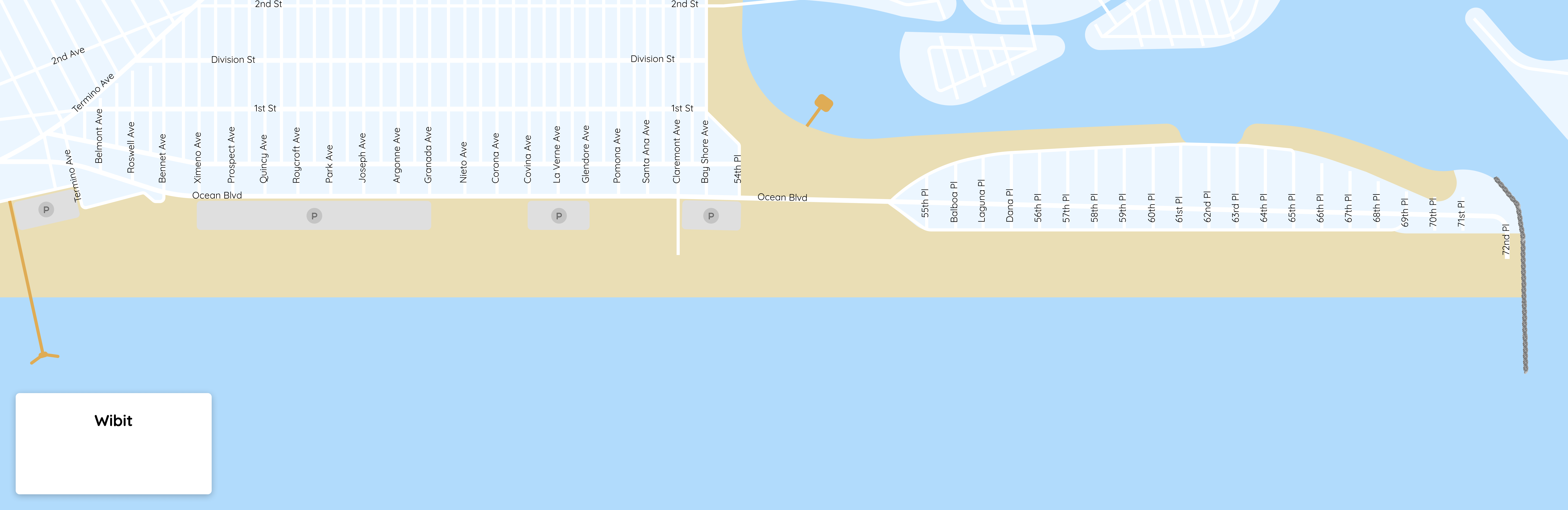 Beach map
