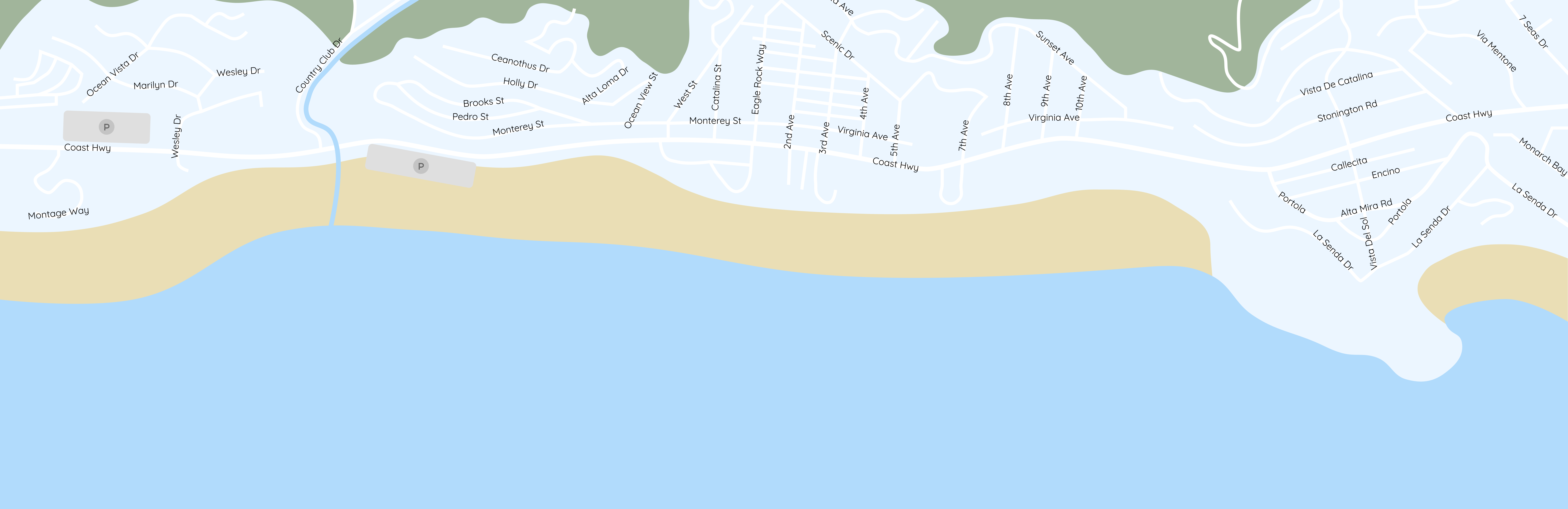 Beach map
