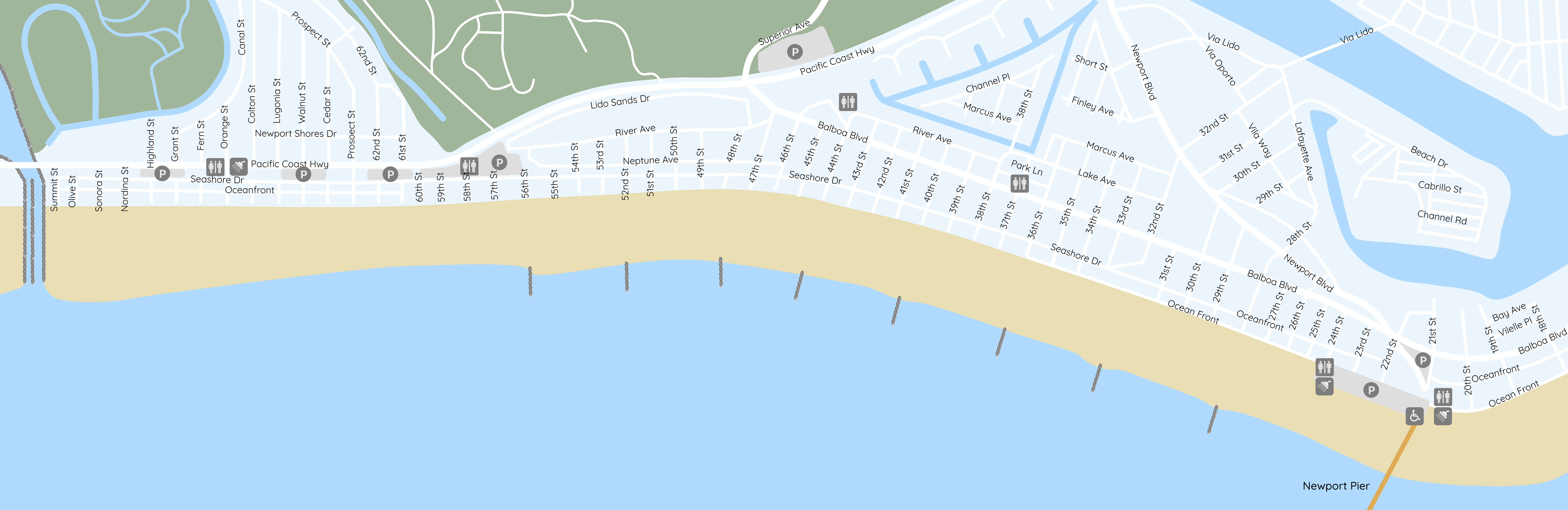 Beach map
