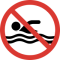 No Swimming