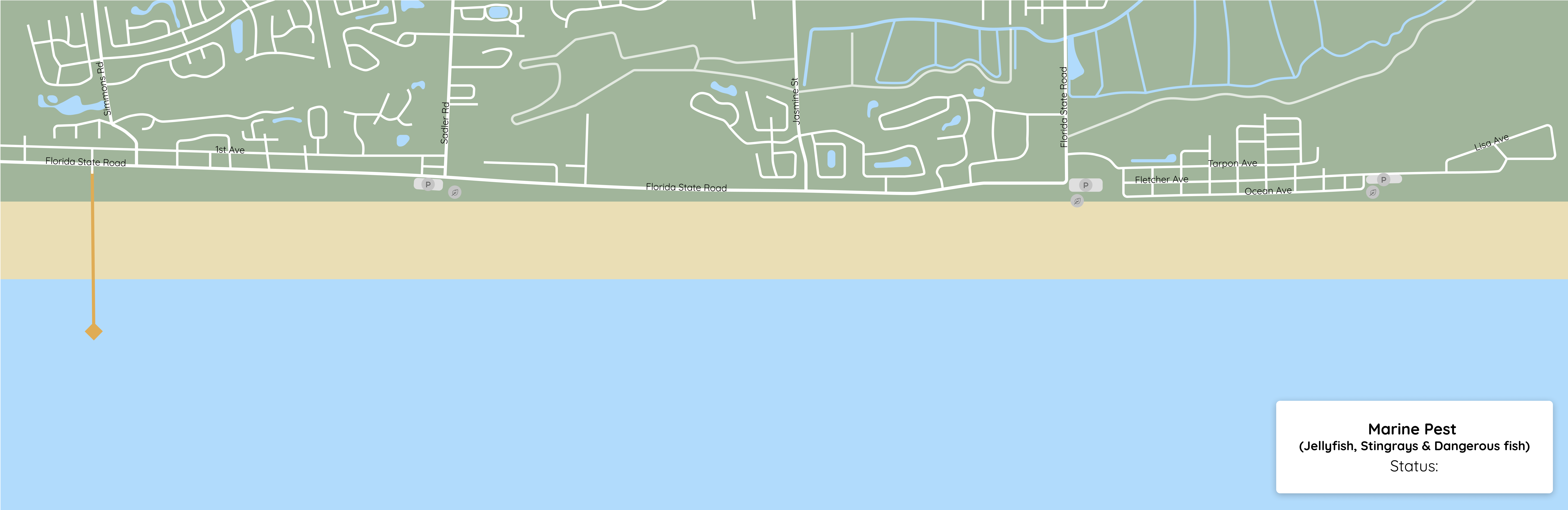 Beach map