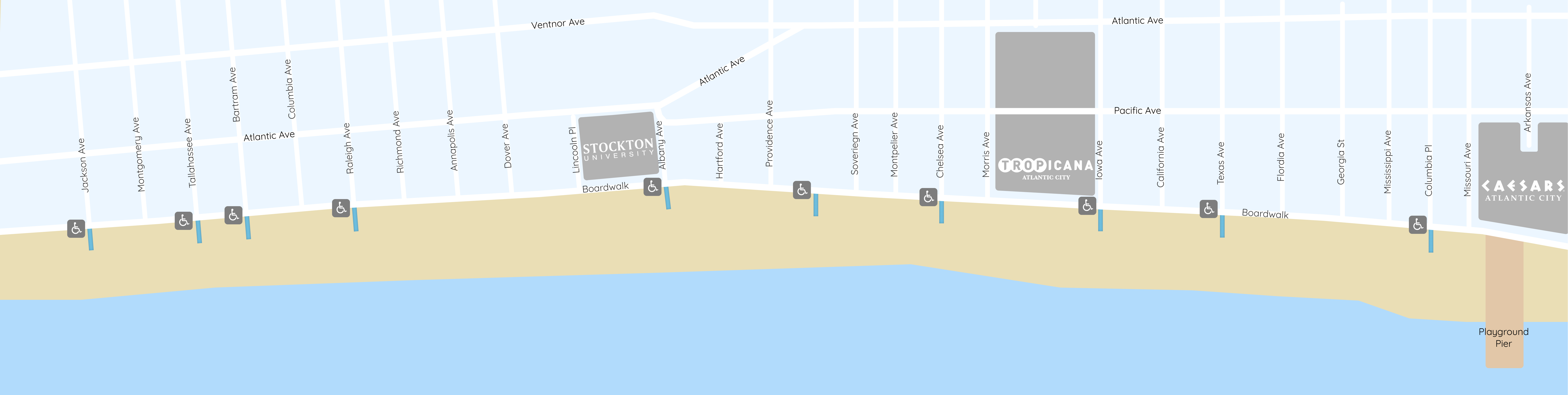 Beach map