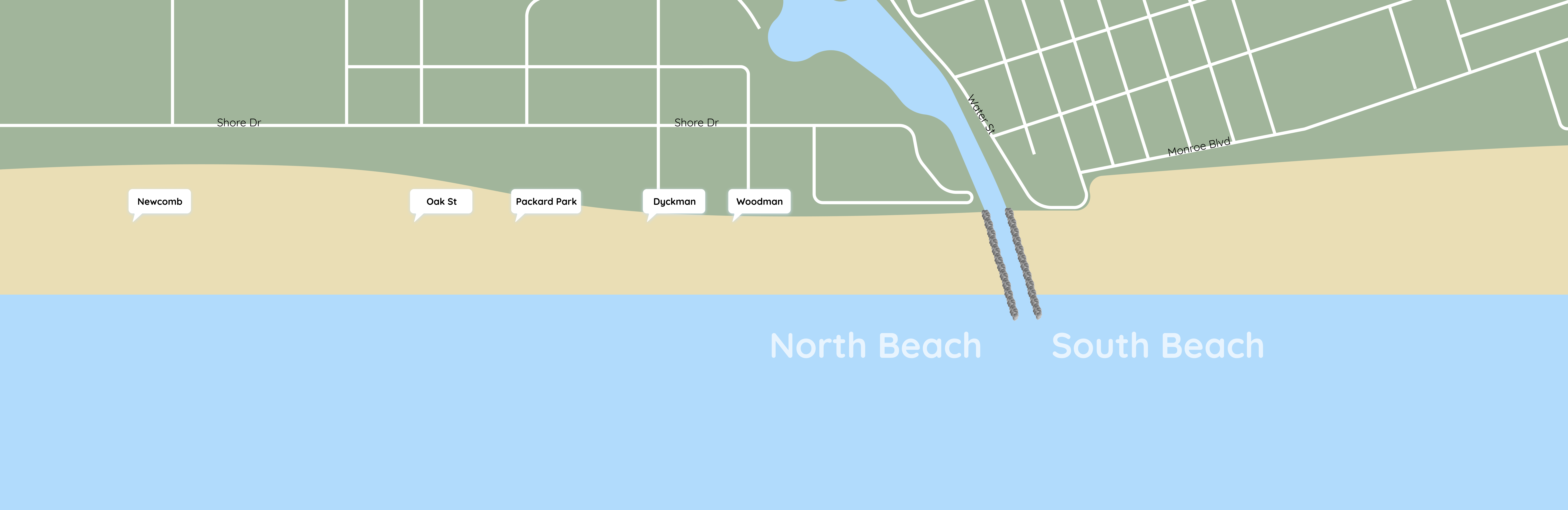 Beach map