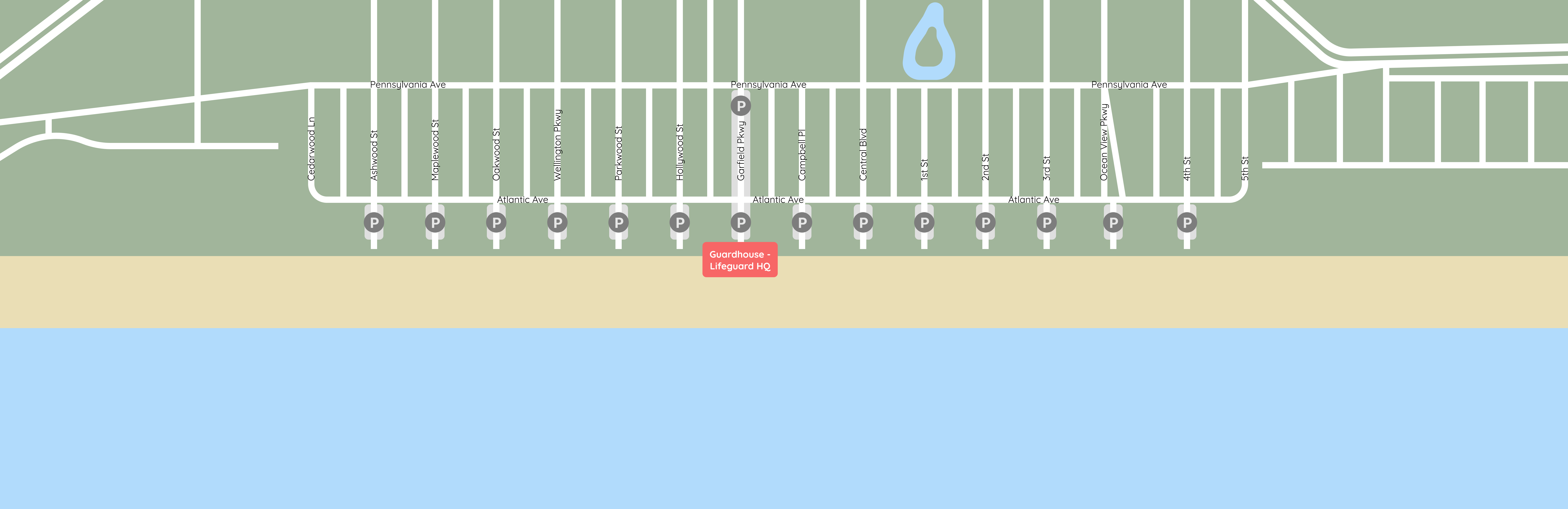 Beach map