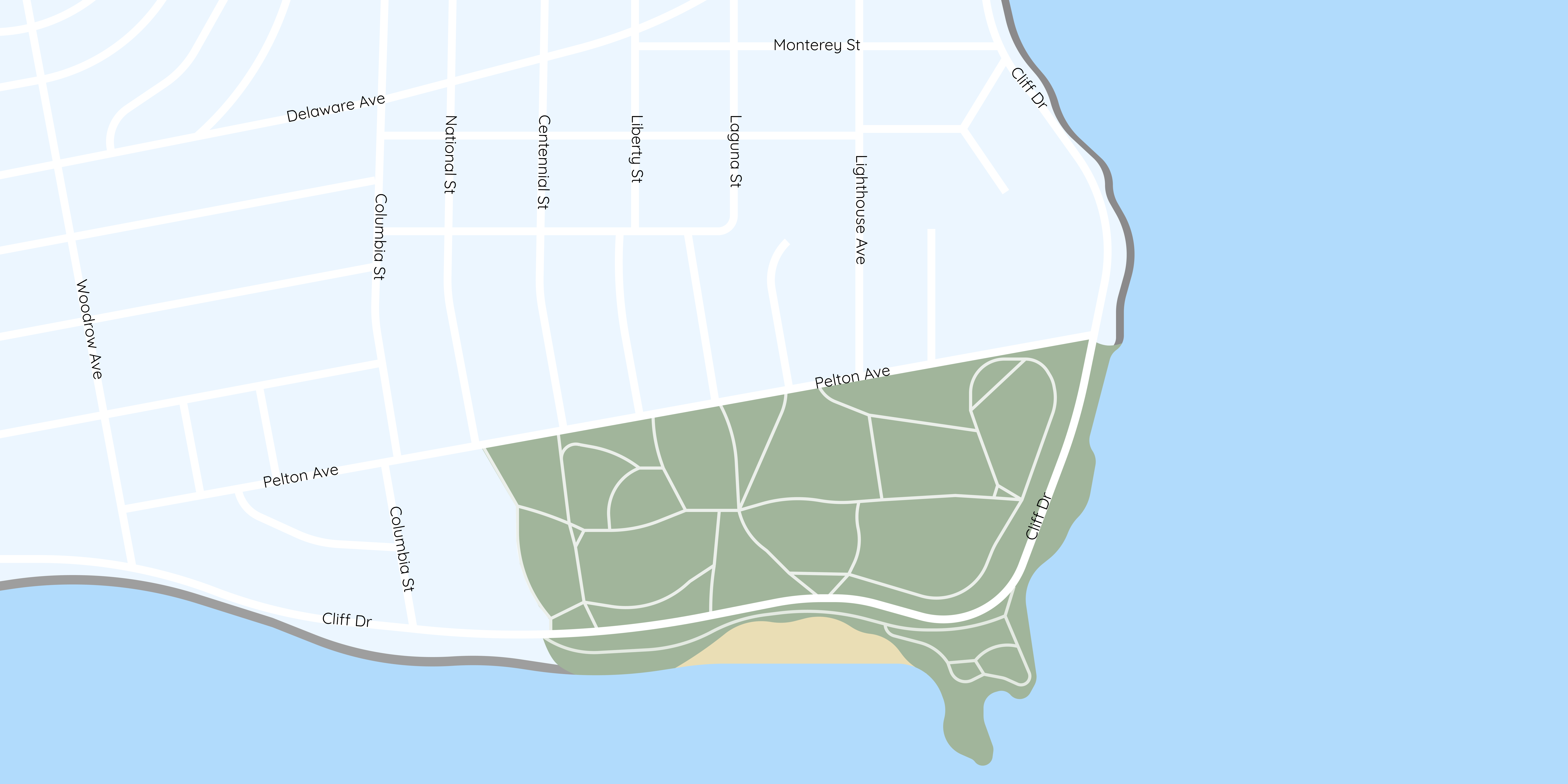 Beach map