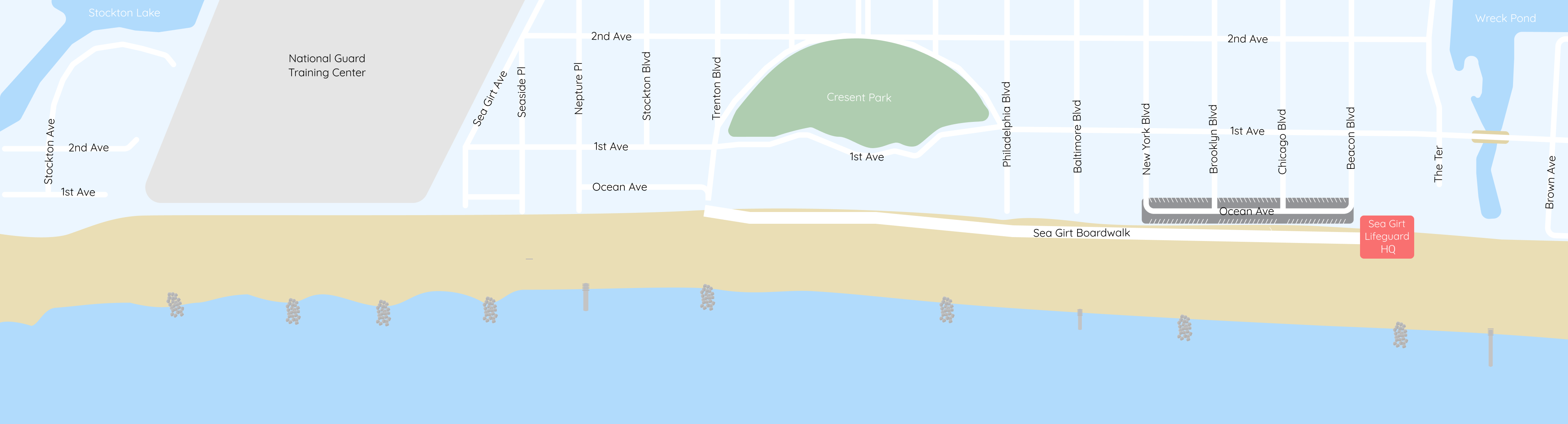 Beach map