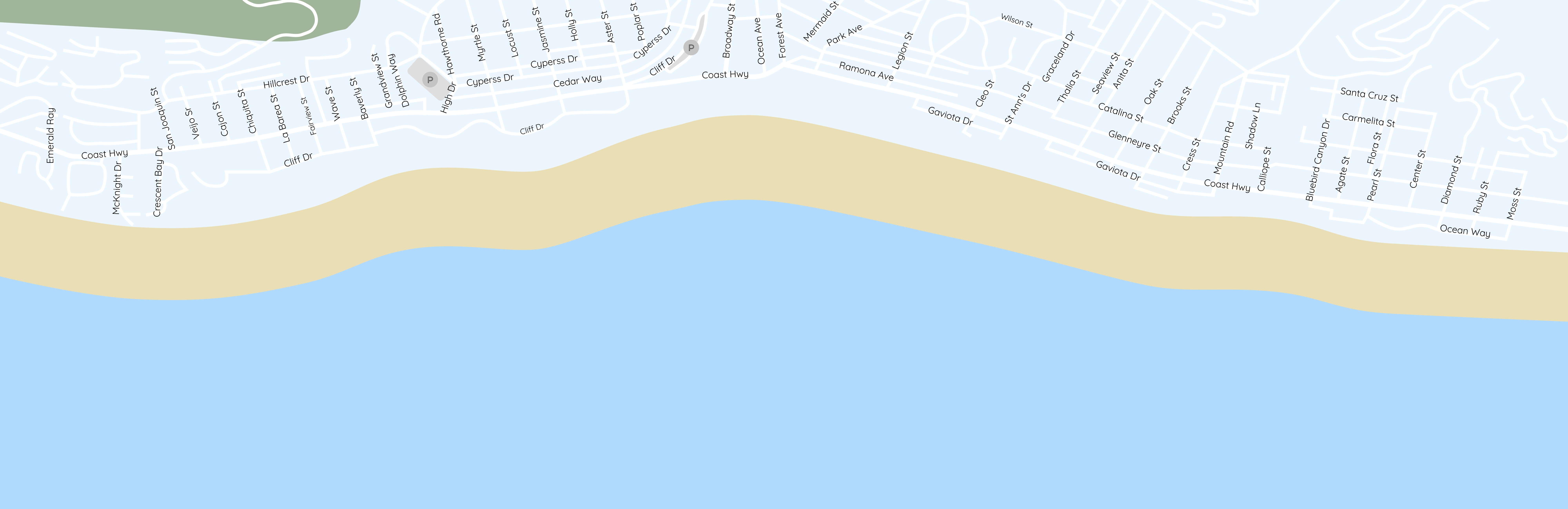 Beach map
