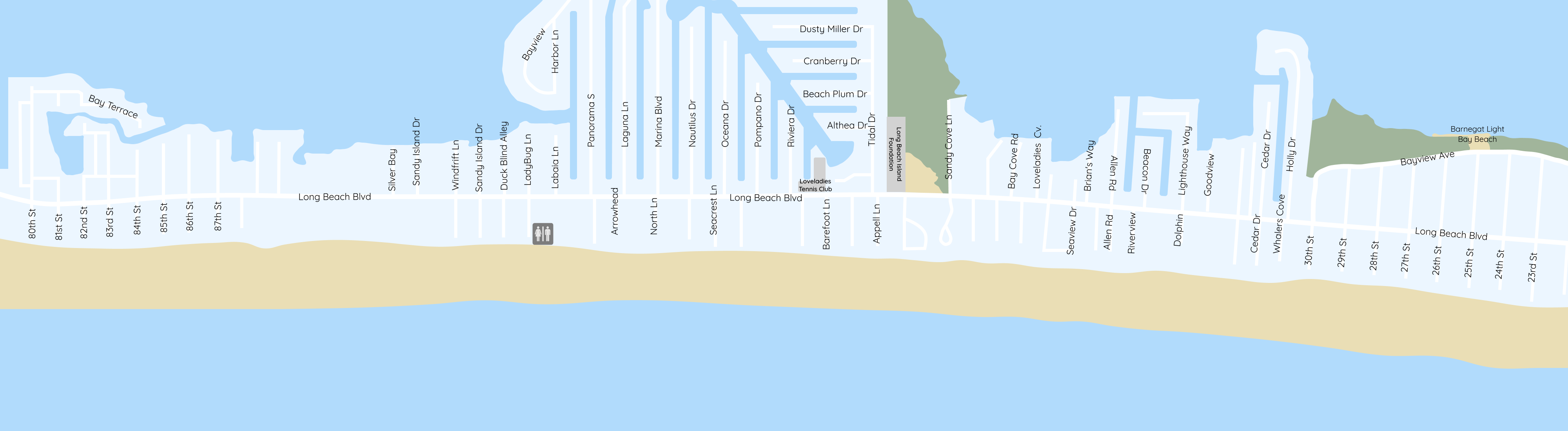 Beach map