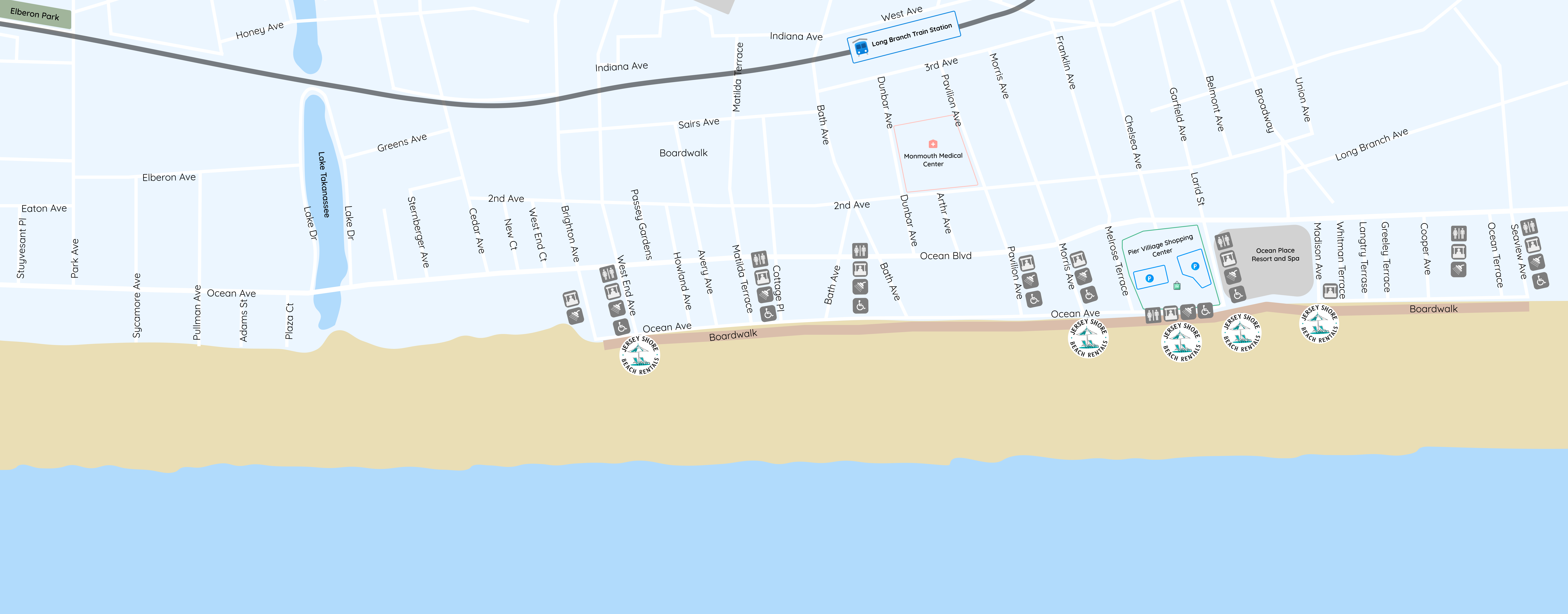 Beach map