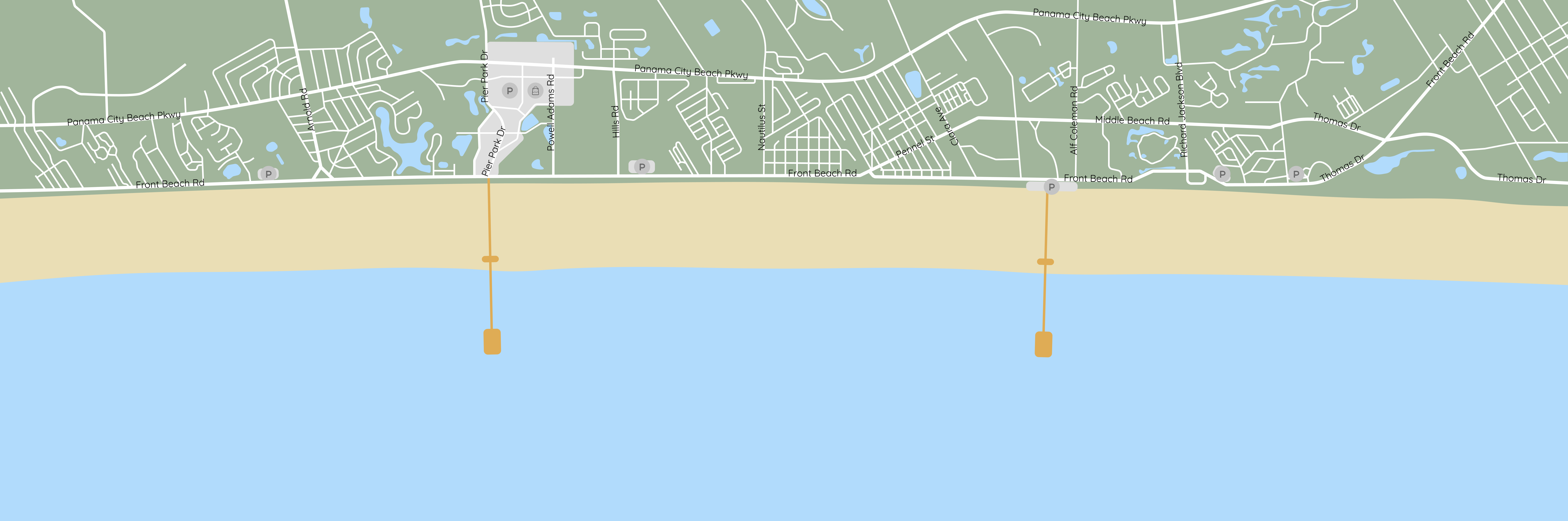 Beach map