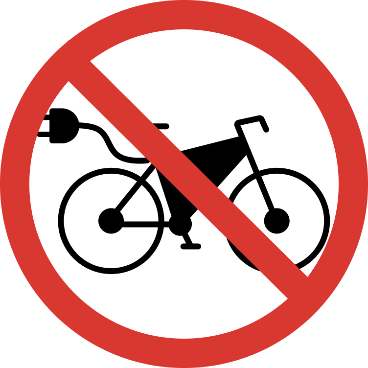 No E-Bikes