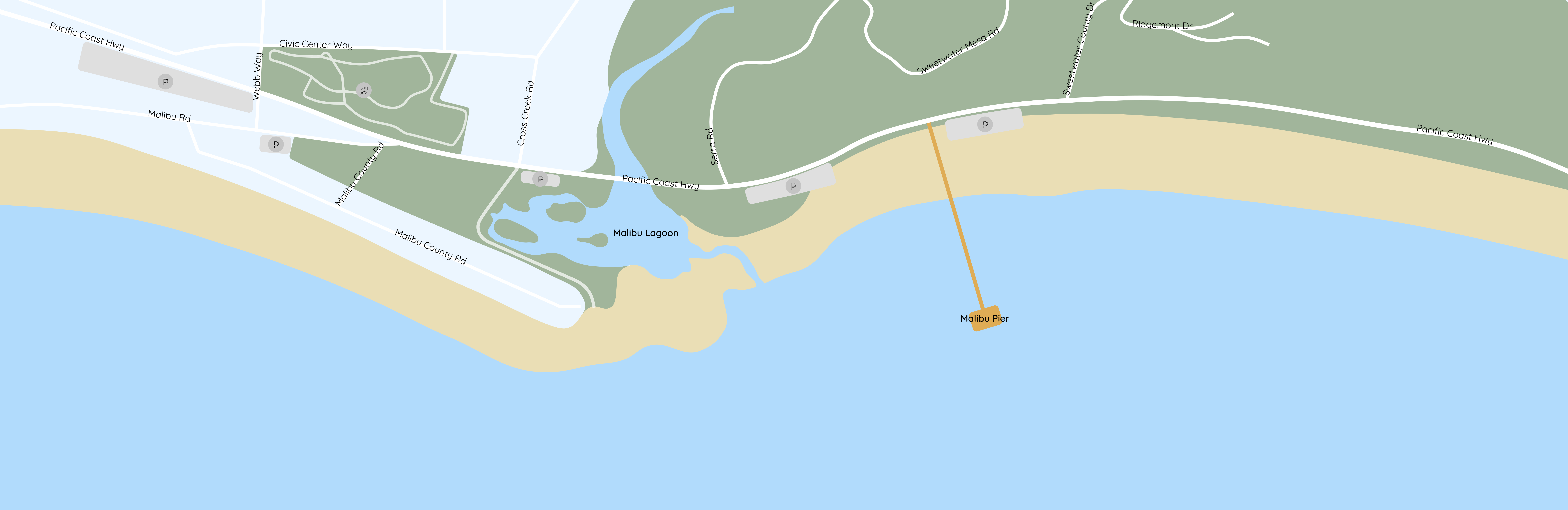 Beach map