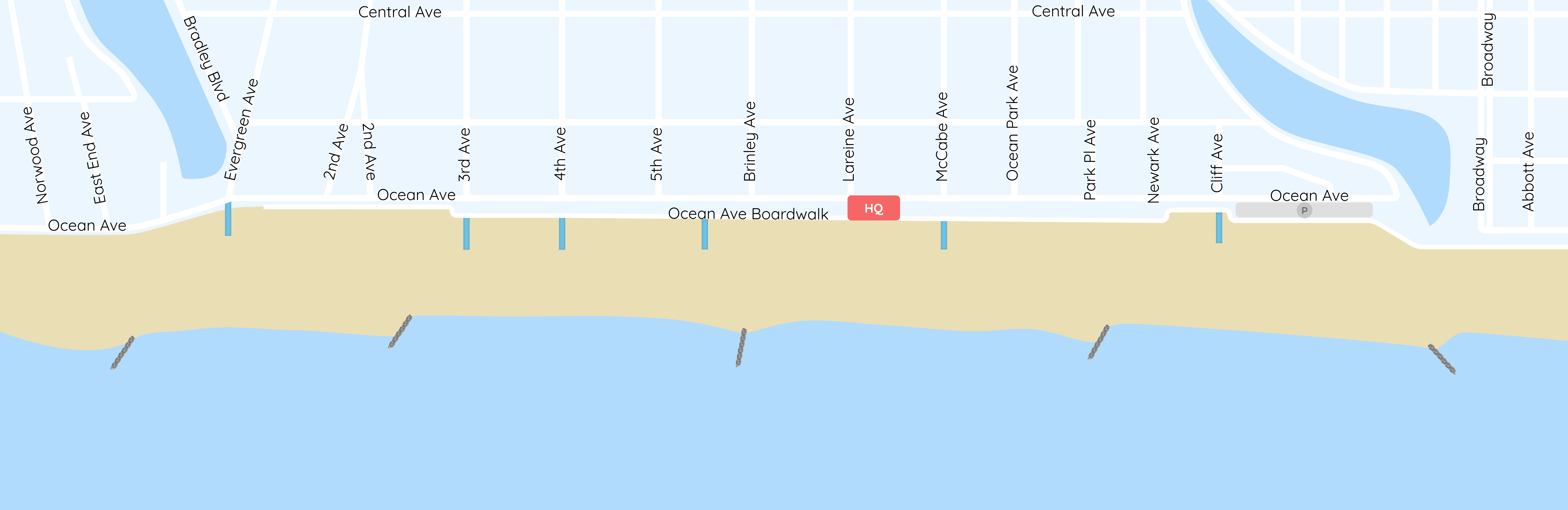 Beach map