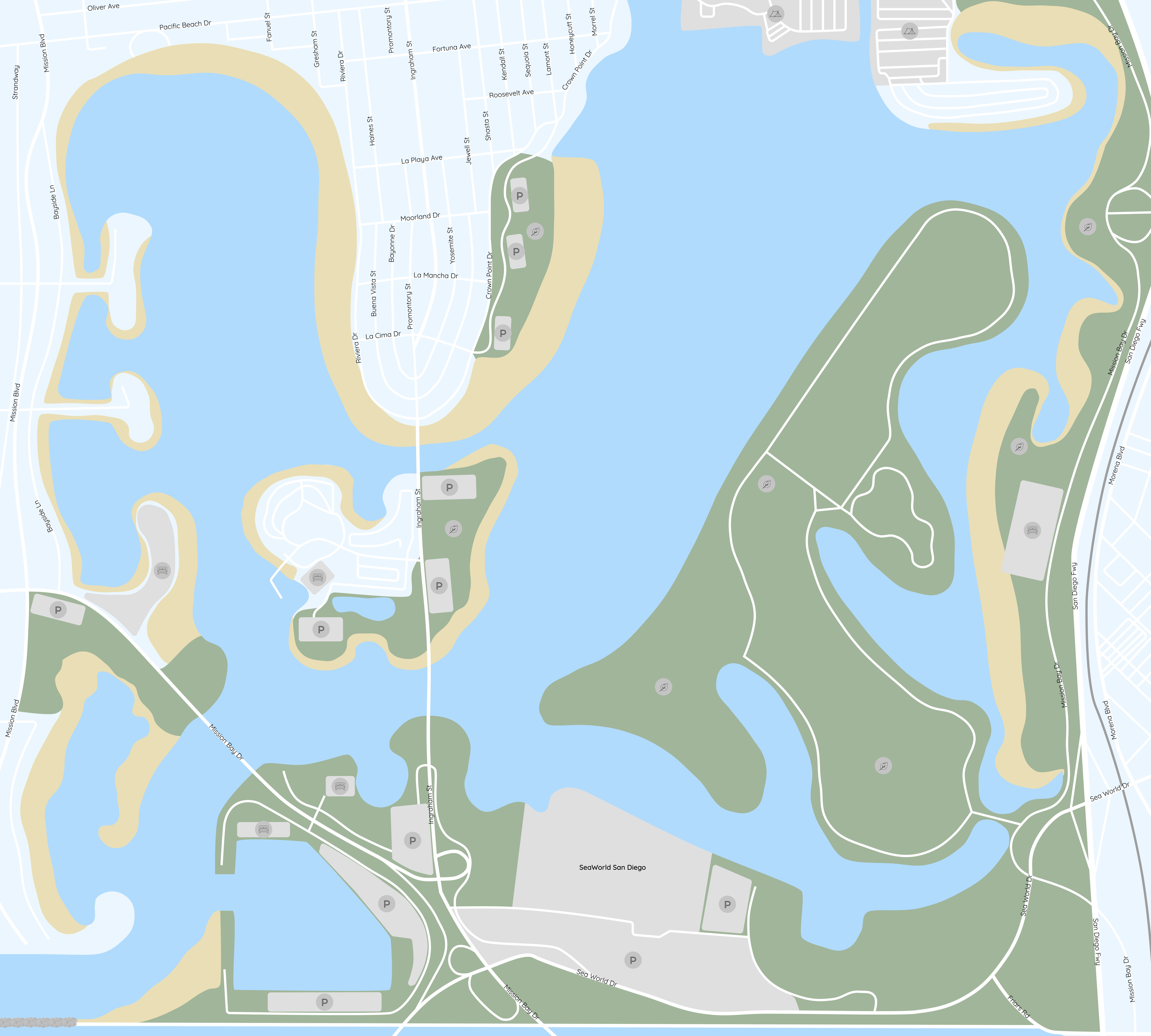 Beach map