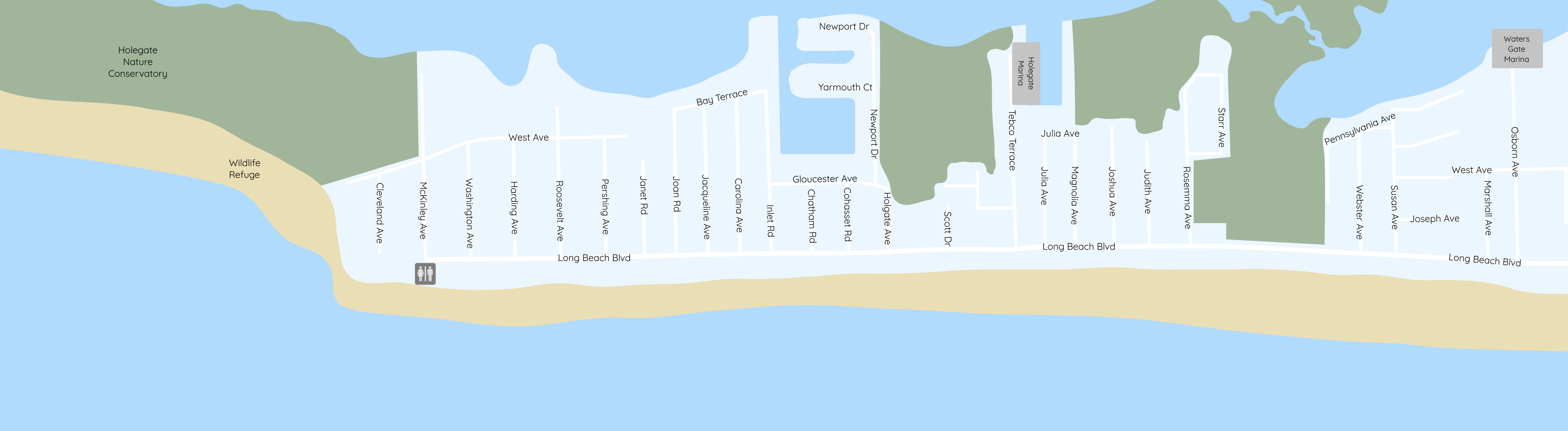 Beach map