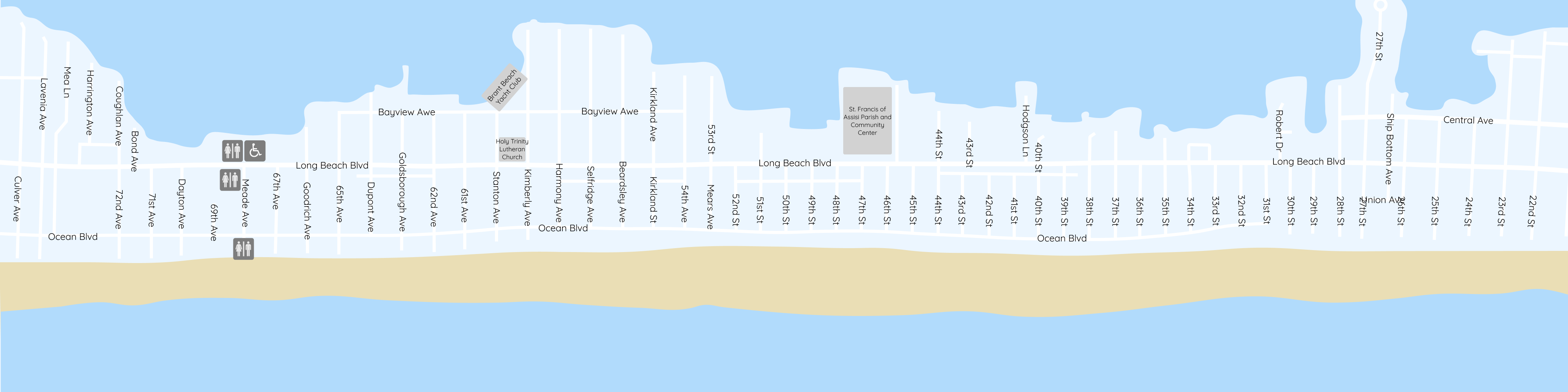 Beach map