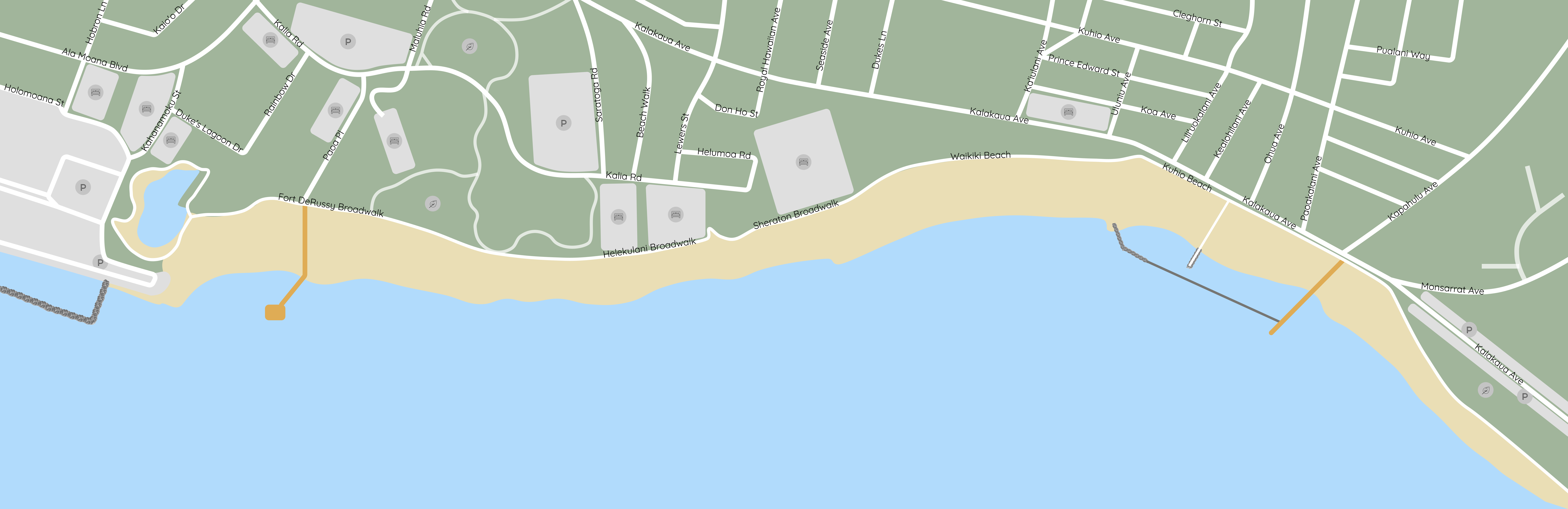 Beach map