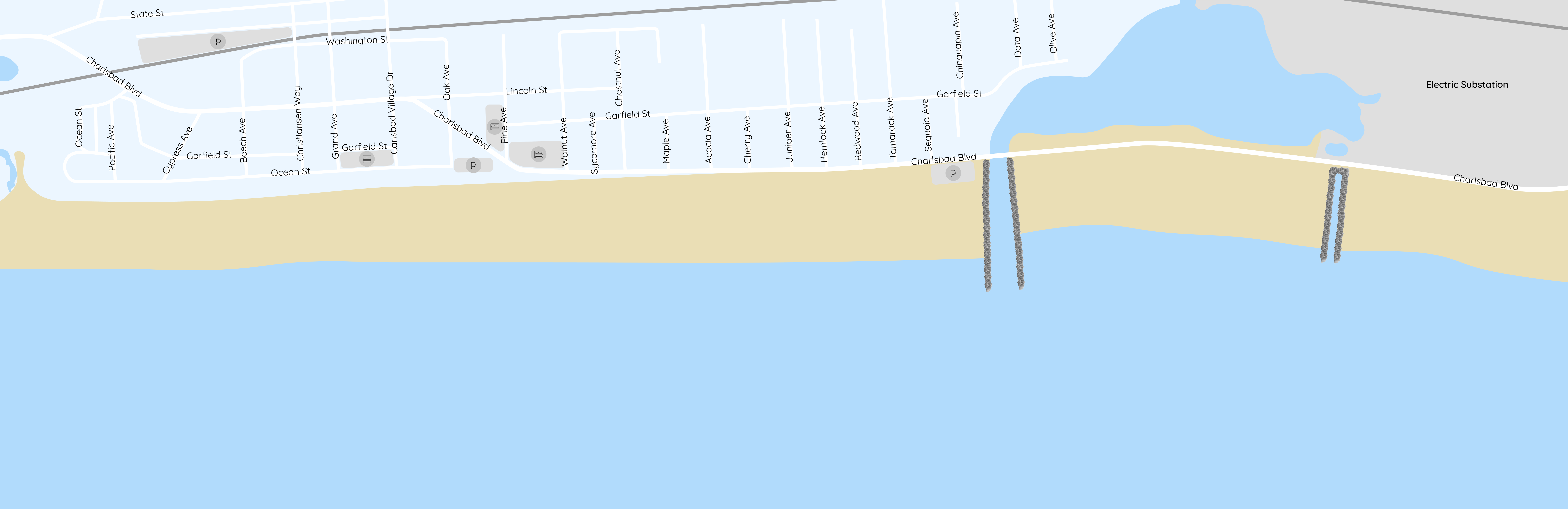 Beach map