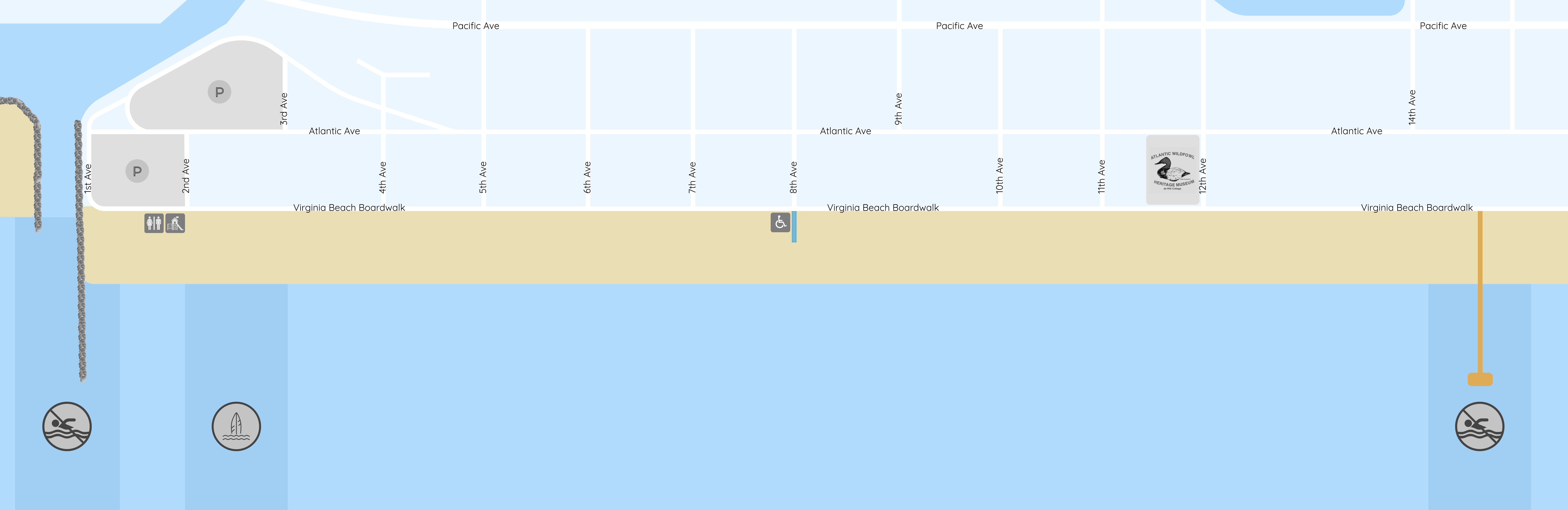 Beach map