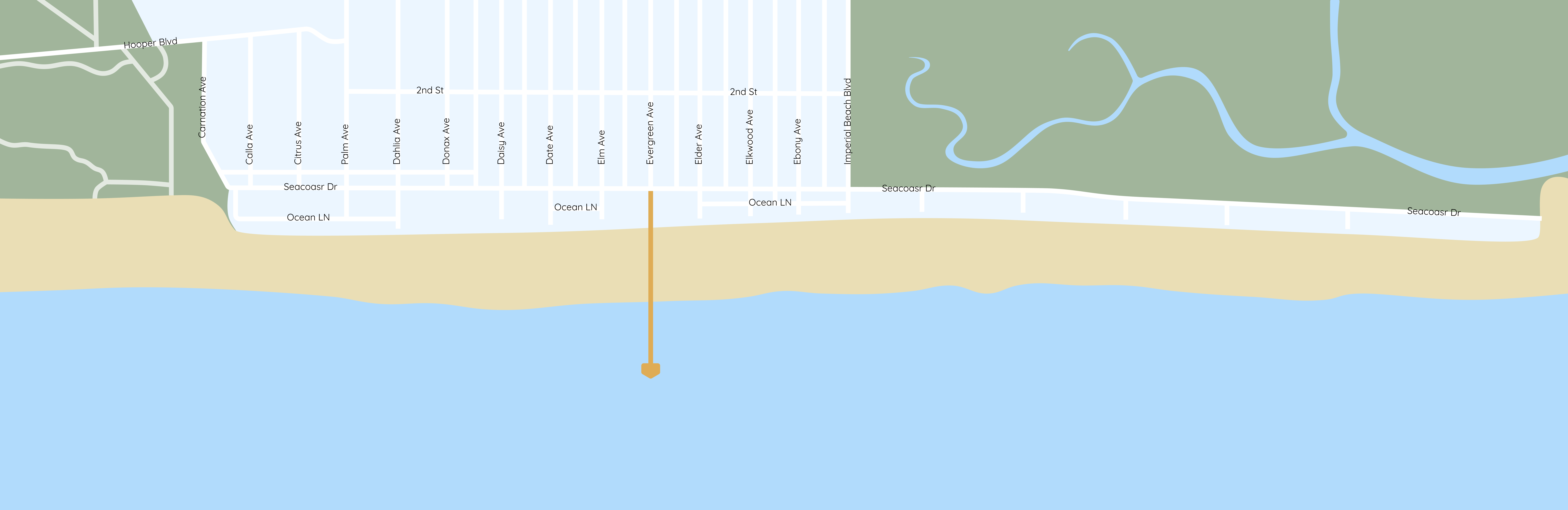 Beach map
