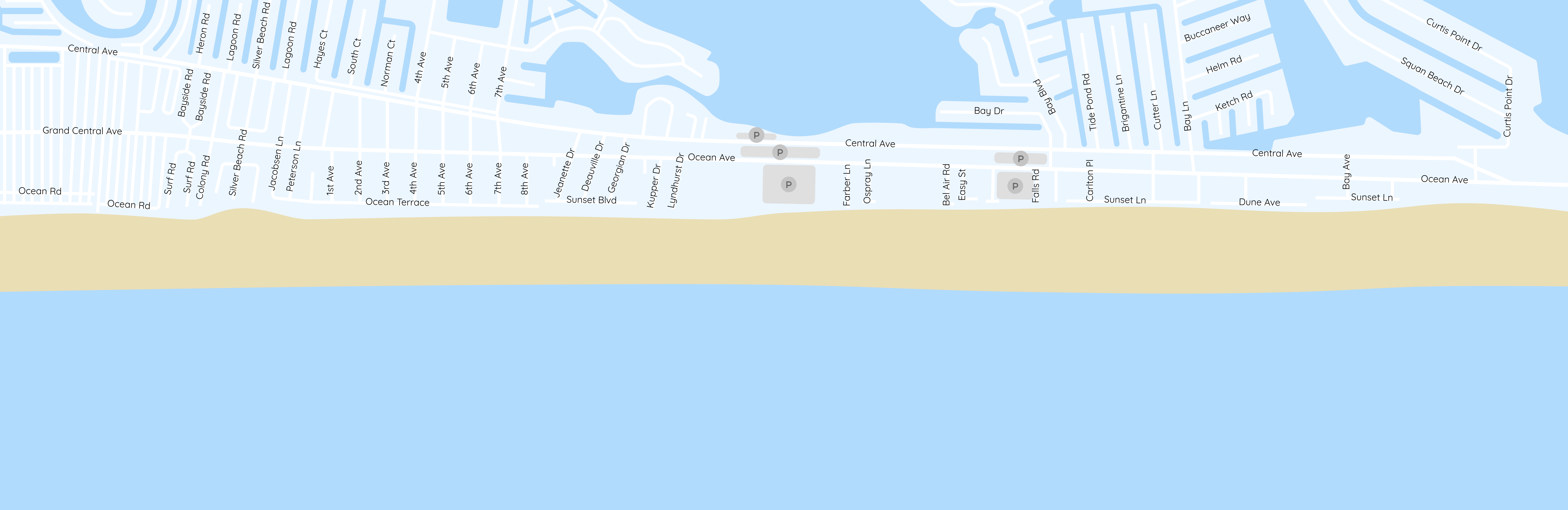 Beach map
