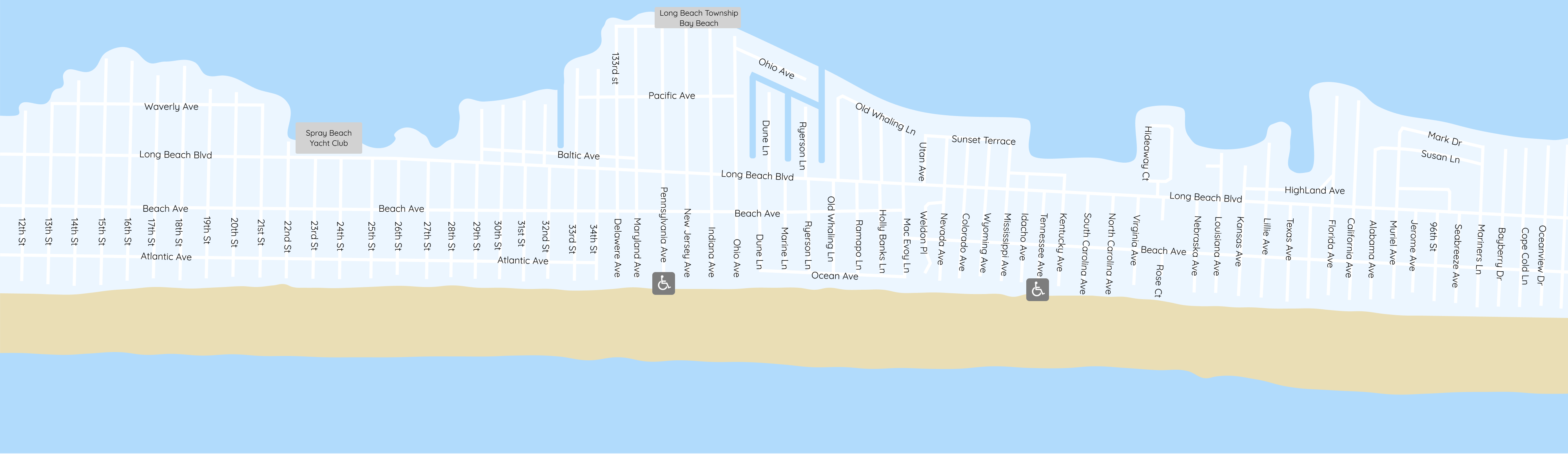 Beach map