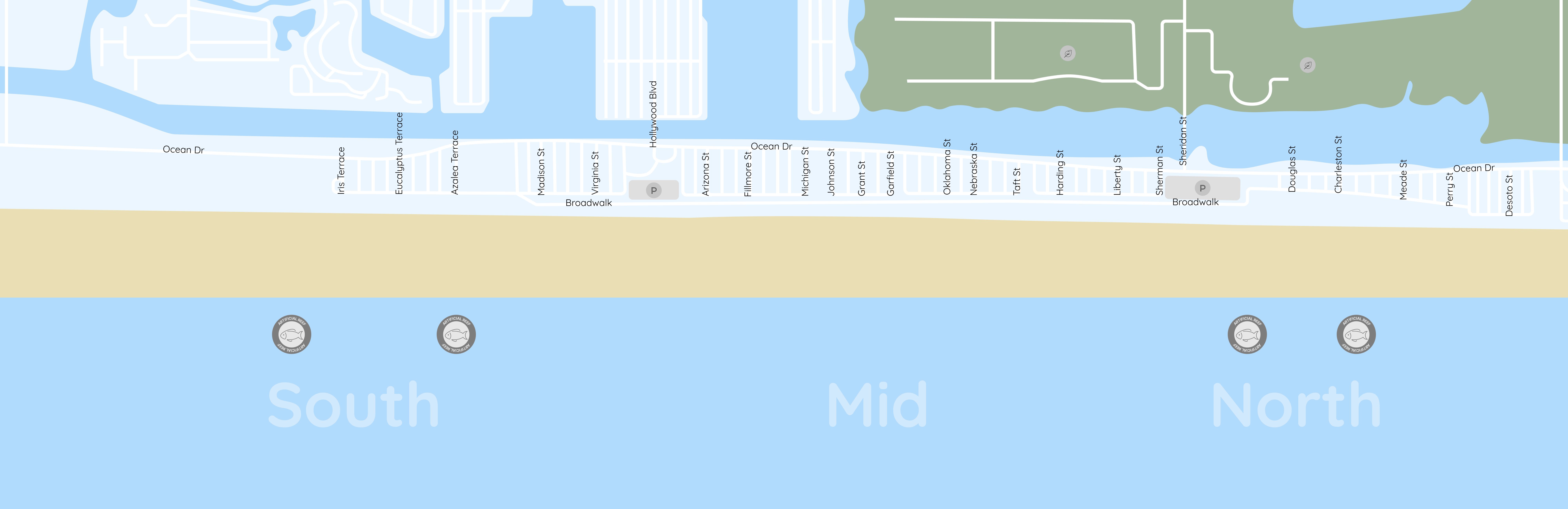 Beach map