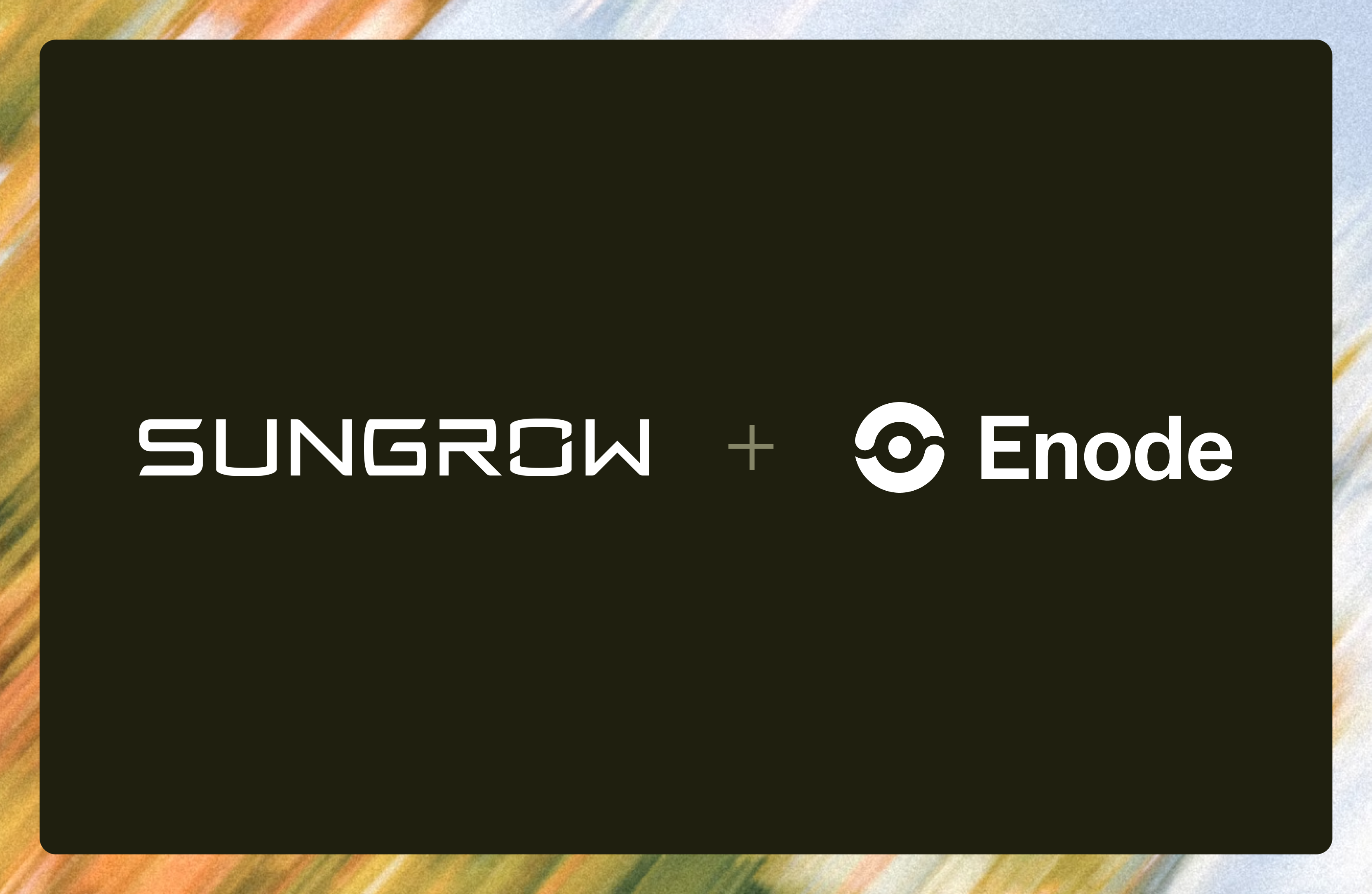 Sungrow x Enode