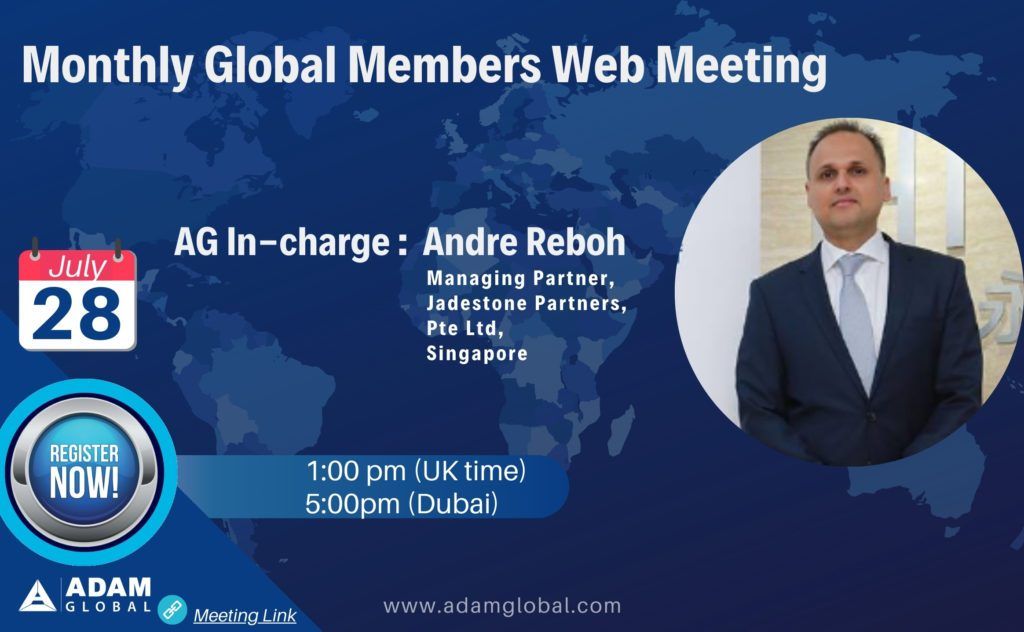 Monthly Global Members’ web meeting – July 2021