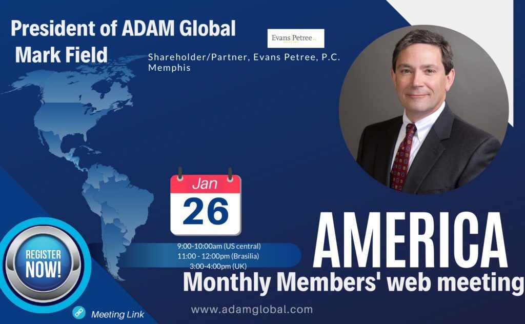 AMERICA Monthly Members’ web meeting – Jan 2021