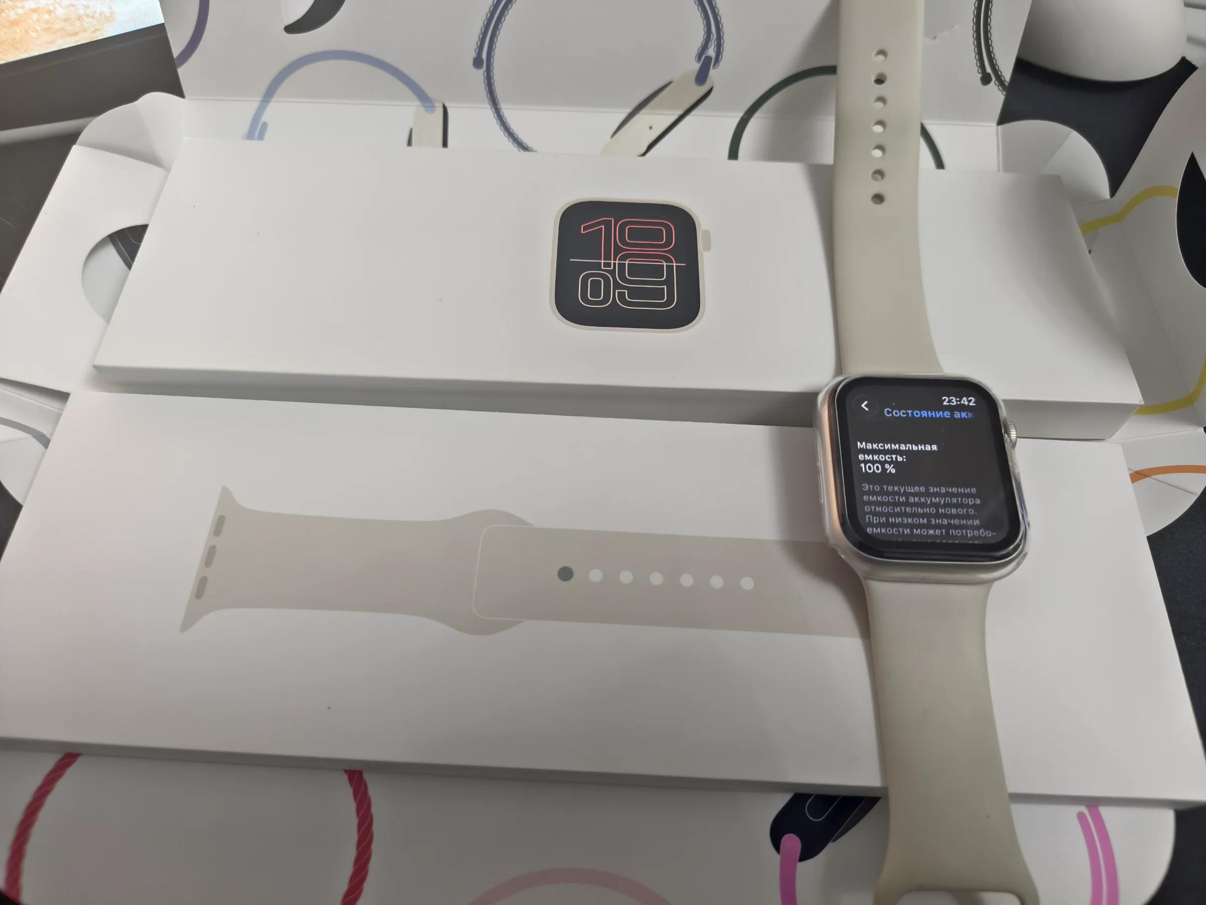 Apple watch se (3rd 44mm gps) АКБ 100% | Смарт-часы | Алматы | 2