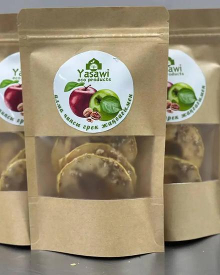 Сухофрукты, Яблочные чипсы с медом и греческим орехом