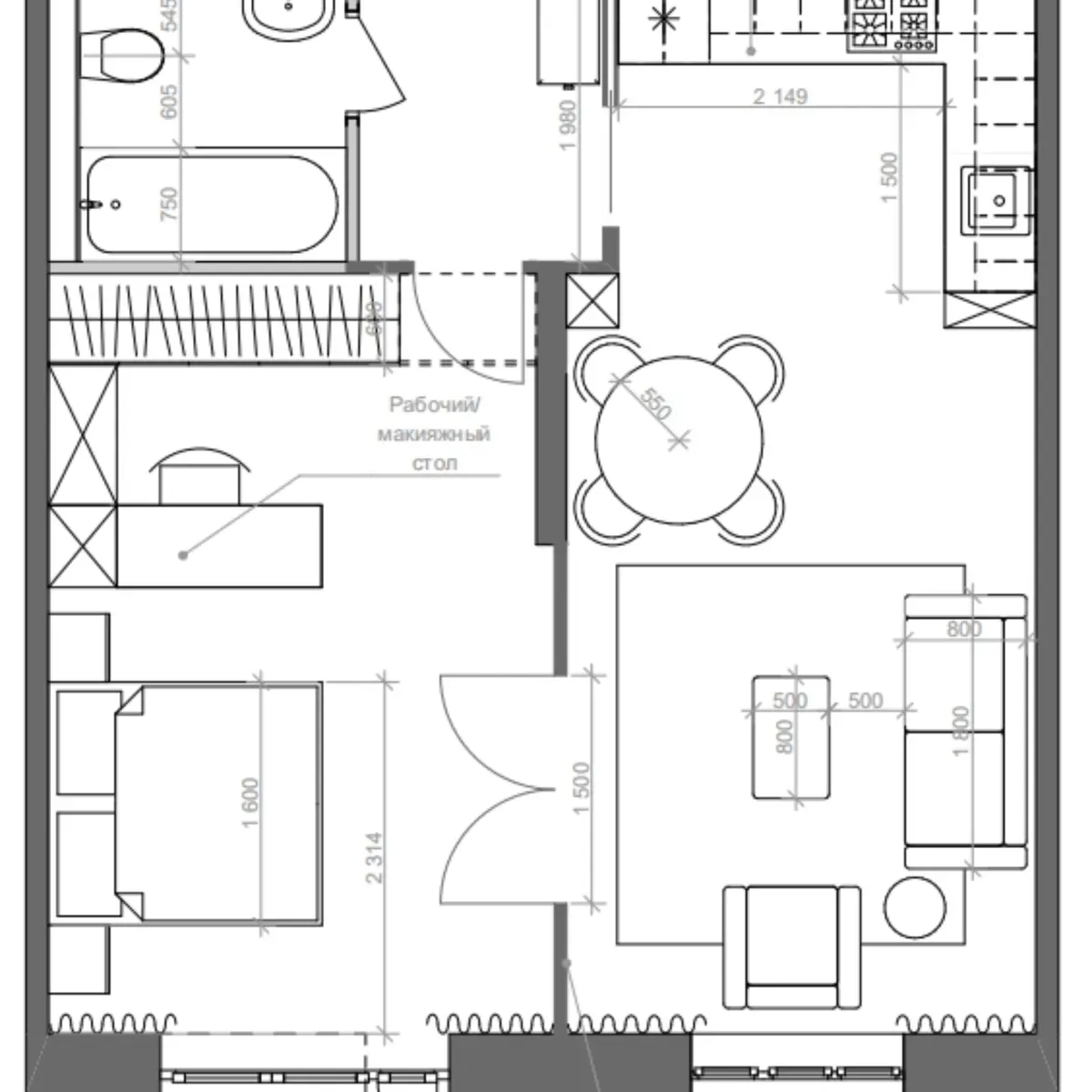 Не хватает удобства? Решим с помощью планировки! | Ремонт и изготовление мебели | Алматы | Галерея объявления (SEO) | 1