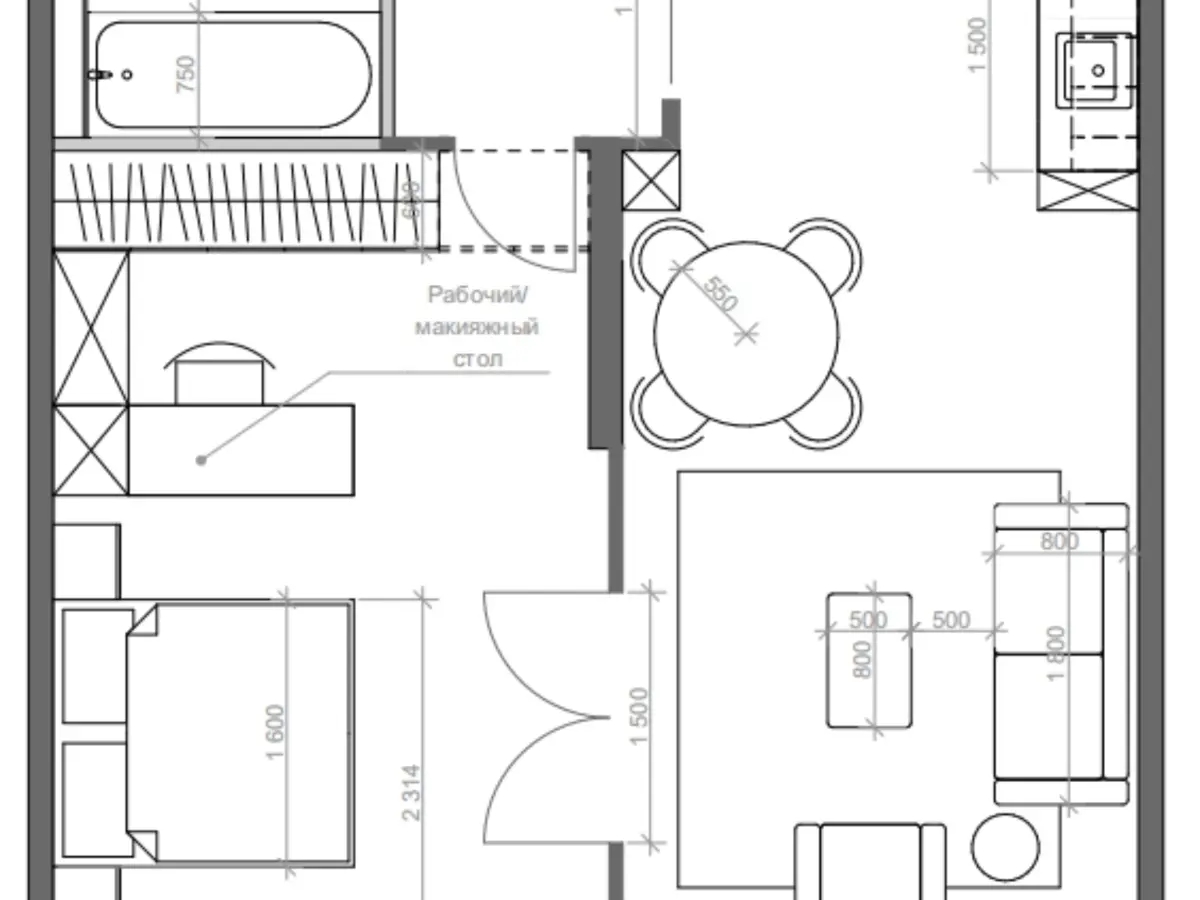 Не хватает удобства? Решим с помощью планировки! | Ремонт и изготовление мебели | Алматы | Галерея объявления (SEO) | 2