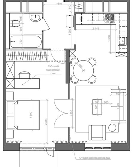 Не хватает удобства? Решим с помощью планировки! | Ремонт и изготовление мебели | Алматы | 1