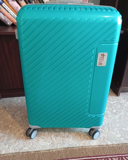 Чемодан ПО ВЫГОДНОЙ ЦЕНЕ | M (65 см) бирюзовый | Отличное состояние | Сумки | Астана | 1