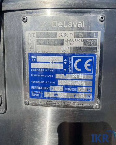 Охладитель молока De Laval 800 литров | Холодильное оборудование | Аманкарагай | 2