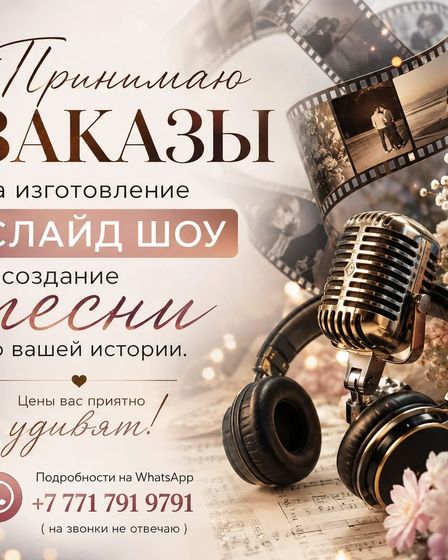 Принимаю заказы на изготовление слайд-шоу! | Фото и видео-съемка | Астана | 2