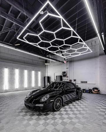 LED светильники соты линии любой рисунок для офиса